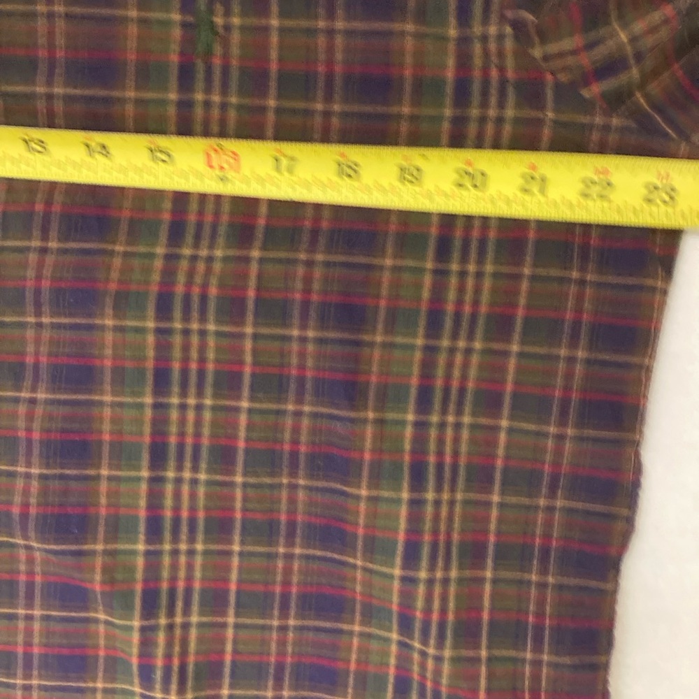Ralph Lauren MEN’S Casual Button Down Shirt Sz Plaid Pony Embroidere - Picture 9 of 14